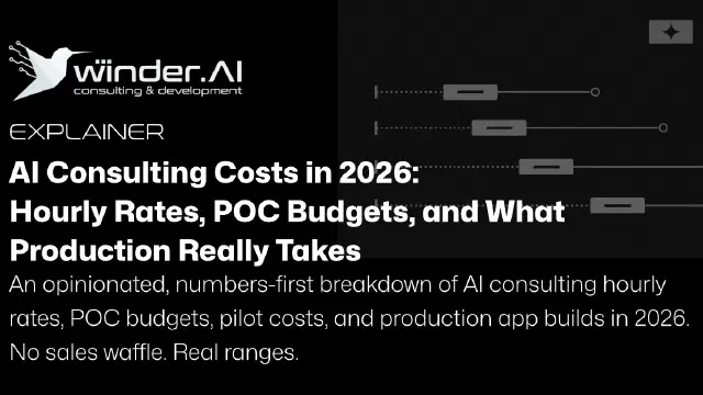 AI Consulting Costs in 2026: £200-£400/hr, POCs from £15k