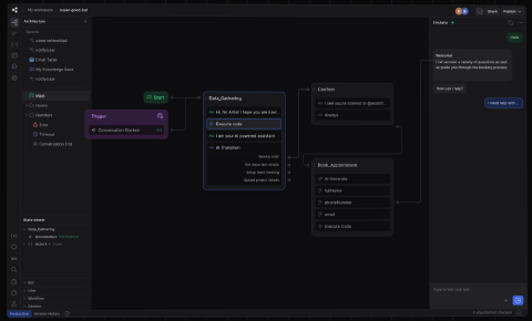 An image of Botpress’s application.