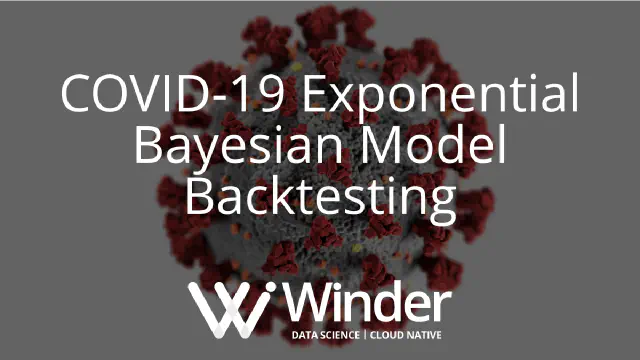 COVID-19 Exponential Bayesian Model Backtesting