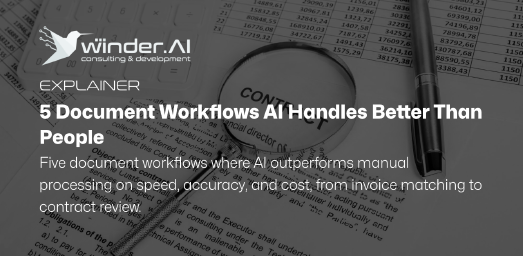 Featured image for 5 Document Workflows AI Handles Better Than People