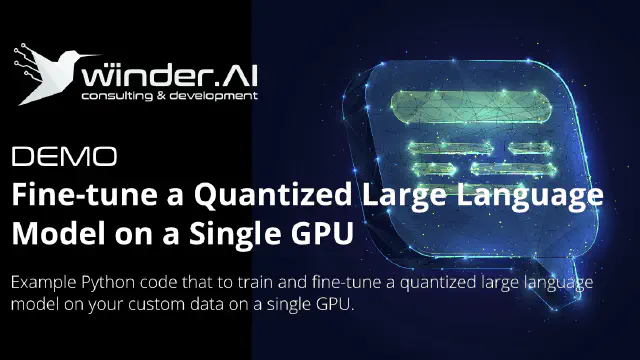 Fine-tune a Quantized Large Language Model on a Single GPU (Falcon-7B)