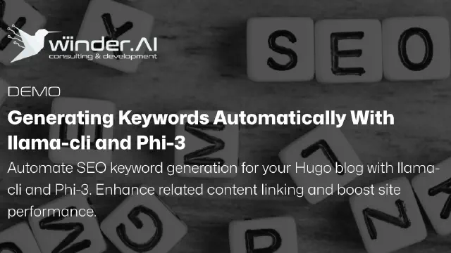Generating Keywords Automatically With llama-cli and Phi-3