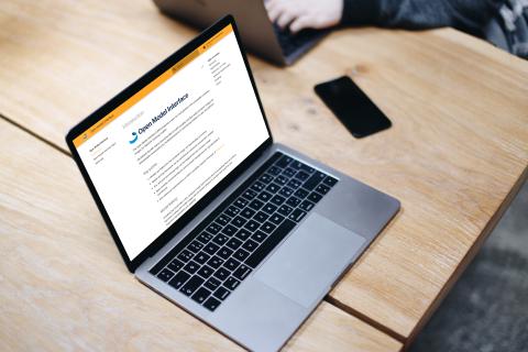 An image of the OMI website.