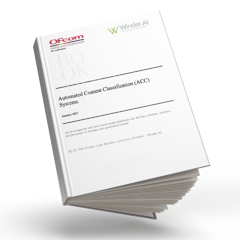 An image of a book representing the MLOps report.