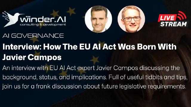 Interview: How The EU AI Act Was Born With Javier Campos