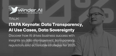 Keynote: Data Transparency, AI Use Cases, Data Sovereignty