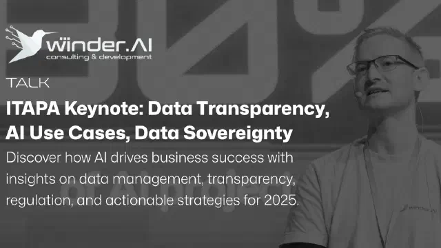 Keynote: Data Transparency, AI Use Cases, Data Sovereignty