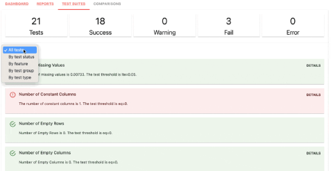 Evidently OSS evaluation screen (source)