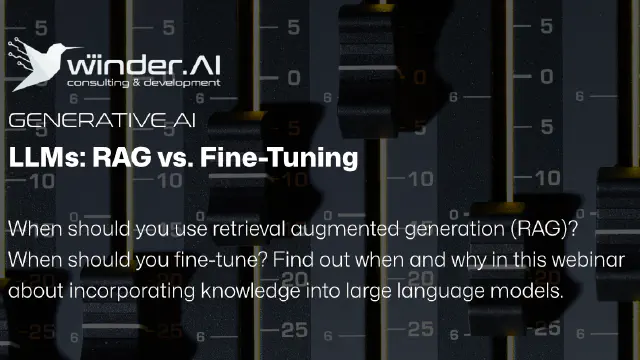 LLMs: RAG vs. Fine-Tuning