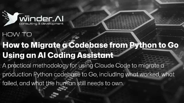 How to Migrate a Codebase from Python to Go Using an AI Coding Assistant