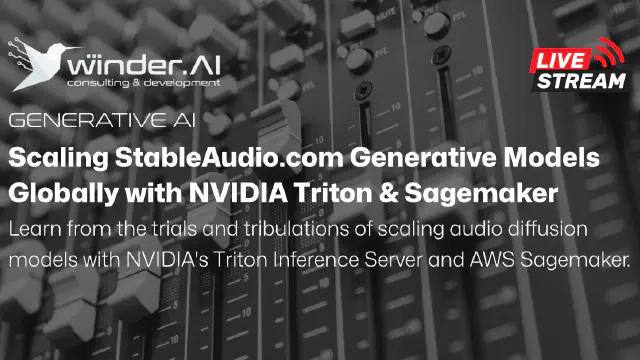 Scaling StableAudio.com Generative Models Globally with NVIDIA Triton & Sagemaker