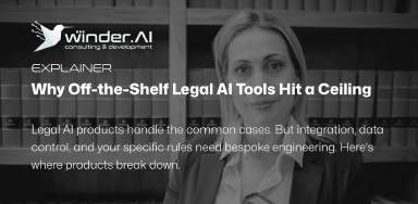 When Off-the-Shelf Legal AI Tools Hit a Ceiling